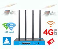 4G Wireless Router Home/Industrial External 4 High Gain Antennas SMA Port