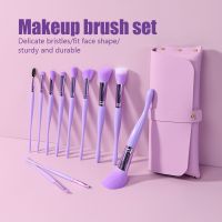 【cw】 11Pcs Makeup Brushes Set 3Colors Foundation Blush Blending Make Up Tools