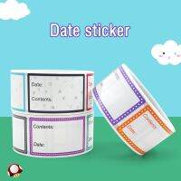 hot！【DT】✥✟✧  200pcs/Roll Self-Adhesive Removable Freezer Refrigerator Food Storage Paper Sticker Labels Date stickers for home storage tags