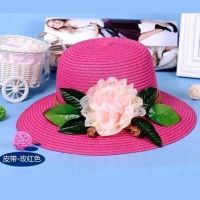 Hat women summer sun hat big brim hat a ed face sun hat bowk straw hat together te bea cap