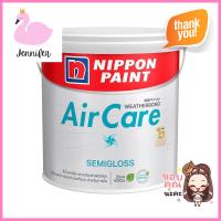 สีน้ำทาภายใน NIPPON PAINT AIR CARE BASE A กึ่งเงา 1 แกลลอน (3.8 ลิตร)INTERIOR WATER-BASED PAINT NIPPON PAINT AIR CARE BASE A SEMI-GLOSS 1GAL **หมดแล้วหมดเลย**