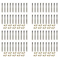 80 Pcs Lyre Harp Tuning Pin Nails with 80 Pcs Rivets Set for Lyre Harp Small Harp Musical Stringed Instrument