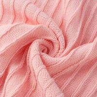 Hot 100x105CM Knitting Blanket Cute Pom Pom Sofa Throw Bedroom Comfort Sleep