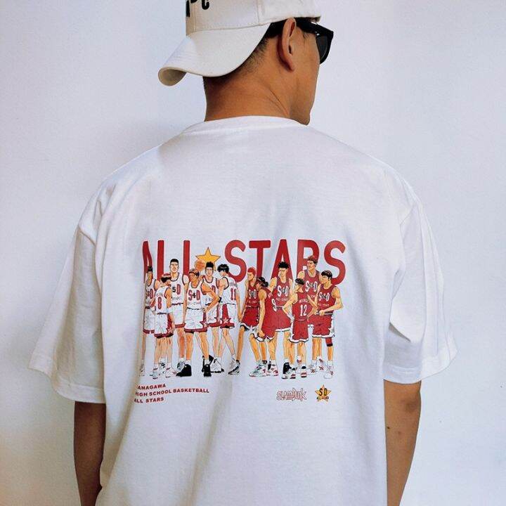ข้อเสนอพิเศษ-tshirt-เสื้อยืดคอกลม-พิมพ์ลายการ์ตูน-slam-dunk-แฟชั่นฤดูร้อน-2022-s-5xl-s-5xl