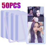 50Pcs 35PT Toploader Korean idol Photocard Sleeves Clear Anti-scratch 3X4" PVC Diy Gaming Trading Card Plastic Collect Holder Card Holders