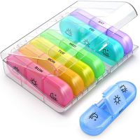 【CW】○✾卐  Pill 7 days Organizer 21/14 grids 3 Day with Large Compartments for Vitamins Medicine Oils