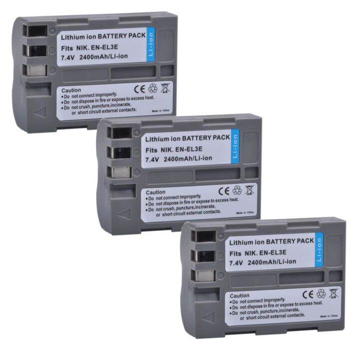 Batteria EN-EL3E Compatibile Per Nikon - 2200mAh, Per Modelli D30, D50, D70, D80, D90, D100, D200, D300, D300S, D700 - Foto 10