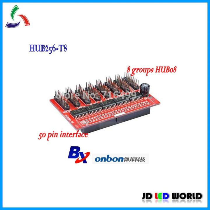 【Worth-Buy】 Hub256-T8 Bx 8กลุ่ม Hub08อินเทอร์เฟซ Led Controller Adapter