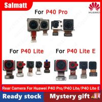 Salmatt เดิมกล้องด้านหลังสำหรับหัวเว่ย P40 Pro P40 Lite P40 Lite E กลับกล้องโมดูลด้านหลังดูเปลี่ยนอะไหล่