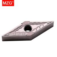 MZG VNMG160404-MT ZN60 CNC Cutting Boring Turning Solid Carbide Cermet Inserts สําหรับเหล็กเน้น MVJN MVUN Holder