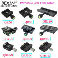 BEXIN QR Siri หัวลูกบอลขาตั้งกล้องอะแดปเตอร์อลูมิเนียม Pelepasan Pelepasan Pantas Splint Clamp สำหรับ Arca Swiss Dslr หัวลูกกล้อง