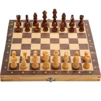 Chess Set Board 24-39Cm Adult Children Gift Family Game Chess Solid Wood Chess Pieces Traditional Classic Handmade Hot Sale