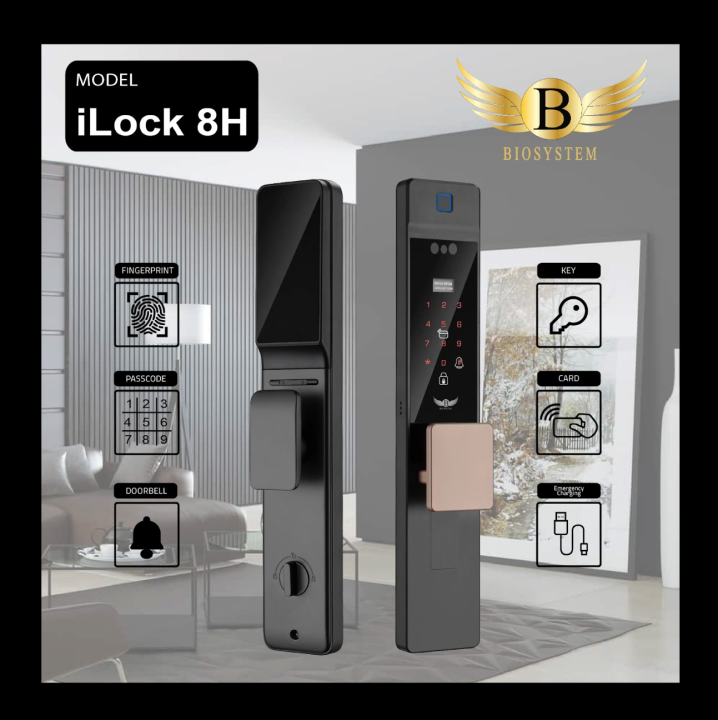 Biosystem iLock 8H Digital Door Lock | Lazada Singapore