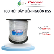 100M Dây cáp đồng trục liền nguồn không dầu đồng nguyên chất DSS