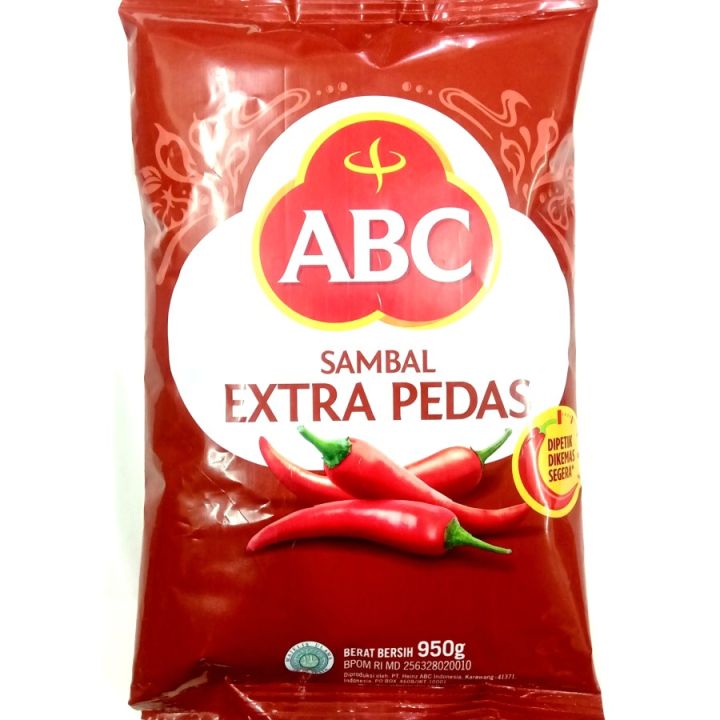 Saus Sambal Abc Extra Pedas 950 Gram Lazada Ph