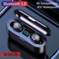 [NEW EXPRESS] New Bluetooth 5.0 Headphone Stereo Earhook Earphones With Microphone 3000mAh Charging