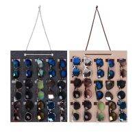 Glasses Organizer Sunglasses Organizer Storage Hanging Bag Sunglasses Eyeglasses Display Wall Mount Organizer 15 Slot Eyewear Holder