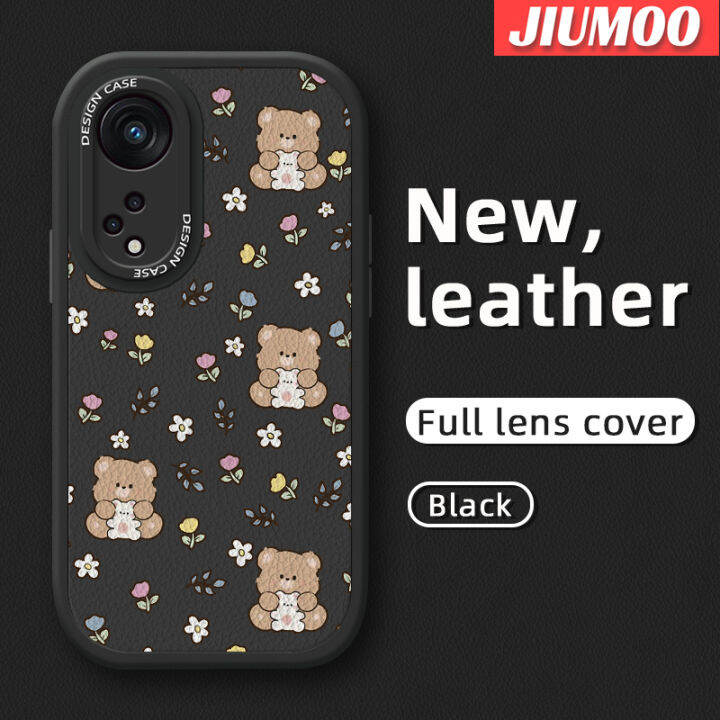 เคส-jiumoo-สำหรับ-oppo-reno-8t-5g-a1-pro-5g-เคสการ์ตูนน่ารักลายหมีดีไซน์ใหม่กันกระแทกเคสใส่โทรศัพท์หนังแฟชั่นเคสนิ่มเลนส์กล้องถ่ายรูปเคสป้องกันรวมทุกอย่าง