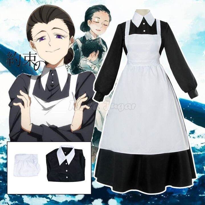 Anime Yakusoku no Neverland The Promised Neverland Cosplay Costume