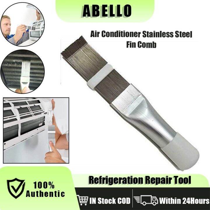 Stainless Steel Aircon Fin Cleaner Comb Air Conditioner Coil Evaporator