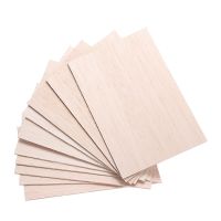 10pcs/Set Wooden Plate Model Balsa Wood for DIY House Ship Aircraft Toys 150mmx100mmx2mm