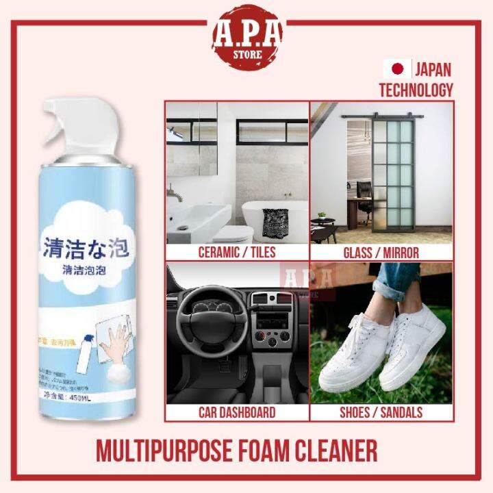APA Multipurpose Foam Cleaner Spray Kitchen Sink Bathroom Car Dashboard