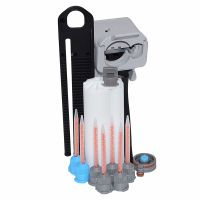 【YF】 Glue Gun 50ml 10:1 Adhensive Dispenser Caulking and Empty Double Cartridge with 7pc Static Mixing Nozzle