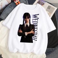 【HOT】☊✑ T-shirts I Hate Addams Female T Shirt Manga Streetwear Comic Designer Kids Clothing