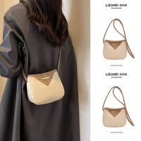 Summer crossbody mini bag ladies 2023 new lightweight mobile phone bag all-match soft leather bucket bag high-end sense 【BYUE】