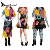 [Youre My Secret] Halloween Cosplay Dress Party Horro Costume Sally Woman Sleeveless Sexy Dresses Female Gothic Clothes