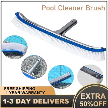 Swimming Pool Corner Steps Brush Heavy Duty Scrubbing Power Aquarium Algae  Moss Cleaning Brushes Cleaner Tools For Stairs Spa Jets Walls Tiles Floors