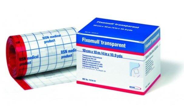 fixomull-transparent-แผ่นฟิล์มใสกันน้ำ-10-cm-x-10-m