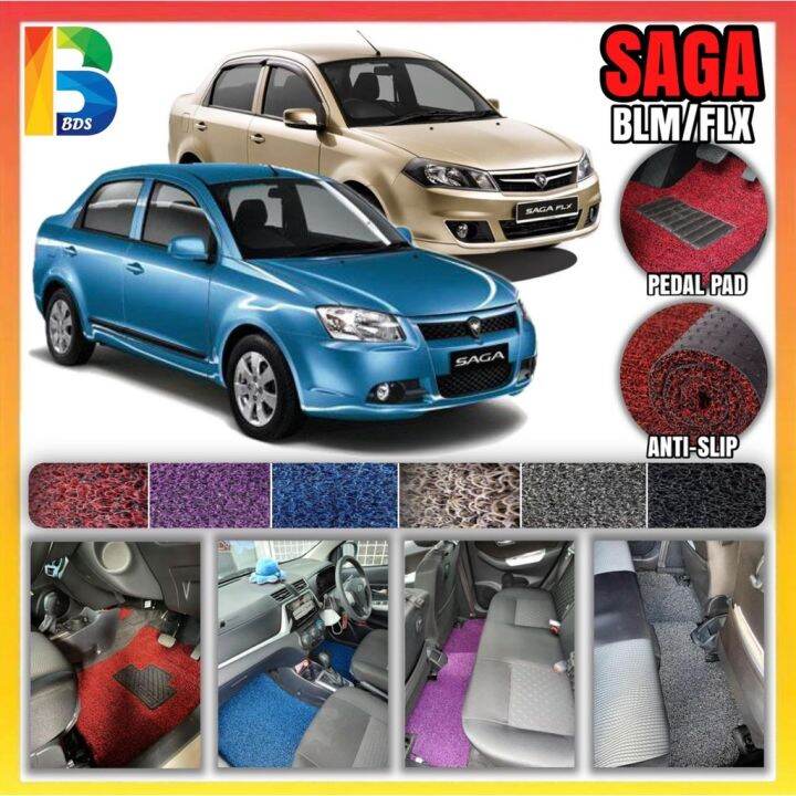 PROTON SAGA BLM/FLX Carpet 5pcs(set) For Proton Saga BLM FLX 12MM 18MM