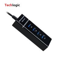 USB HUB 3.0 Super Speed 4 Ports HUB USB 3.0 External Connectors USB Splitter with Micro USB Interface For Laptop Notebook USB Hubs