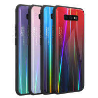 Mobilecity {พร้อมส่งจากไทย} Case Samsung Galaxy S10 Plus, Samsung Galaxy S10plus เต็มร่างกายกระจกไล่โทนสีชั้นกรณียากสำหรับ องศาป้องกันการล่มสลายป้องกันโทรศัพท์ค