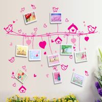 New Product Birds Love Cartoon Picture Frame Sitting Room Bedroom Home Decoration Wall Stickers on the wall