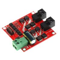 Dual Channel DC Motor Driver Module 160W 7A 12V 24V H-bridge L298 Logic Control Signal Optocoupler PWM Drive Reversing Braking