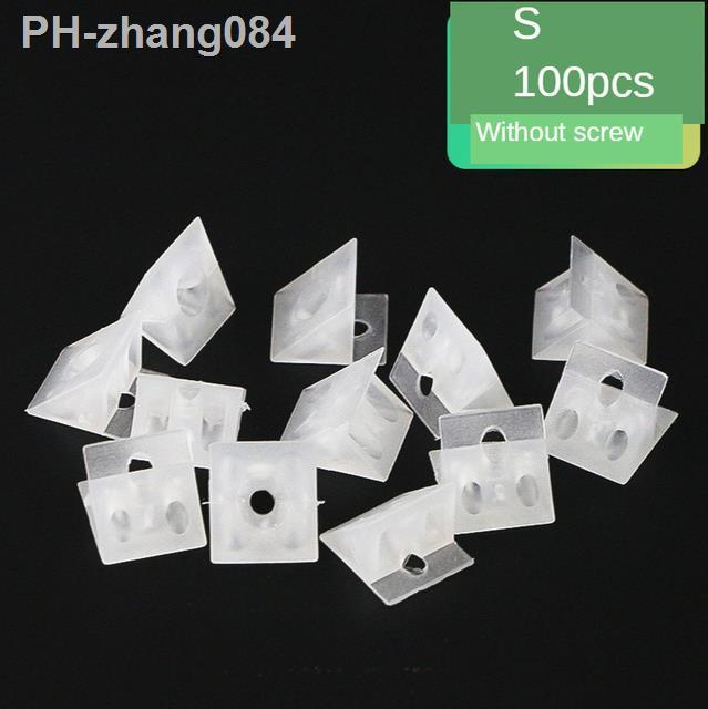 100pcs-45-degree-shelf-bracket-transparent-seperator-fixed-support-angle-buckle-furniture-pressing-fixing-piece-small-corner