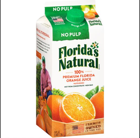 Floridas Natural Premium Orange Juice No Pulp No Sugar Added 1.5 L ...