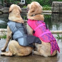 Pet Life Vest Shark Mermaid Swimsuit Dog Swimmming Suit Solid 2020 Summer Fashion Swimwear Clothes for Small Medium Dogs Clothing Shoes Accessories Co