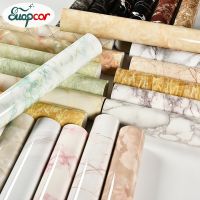 PVC Waterproof Marble Pattern Kitchen Oil-Proof Wall Stickers Table Countertop Furniture Renovation Film Self-Adhesive Wallpaper