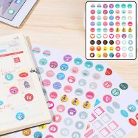 2Sheet/Set Desk Wall Calendar Event Stickers Notebooks Diary Monthly Planner Sticker Scrapbooking Weekly Journal Tabs Stickers Stickers Labels