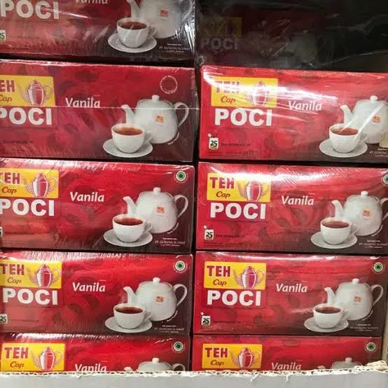 Teh Cap Poci Vanila Pack 1 Pak Isi 5 Box Teh Enak Murah Dan Wangi