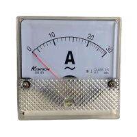 PANEL METER 80x80 ( 30 A )พาแนลมิเตอร์ แบบเข็ม ขนาด 30A ขนาด 80x80 mm. ตัววัดความถี่ไฟฟ้า (Analog Frequency Panel Meter)