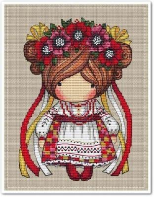 【hot】۞♞  - Ukrainian 23-28 Aida  Count Unprint Canvas Stitches Embroidery Needlework