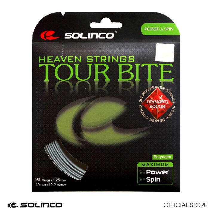 Solinco Tennis String Tour Bite Diamond Rough Set | Lazada PH