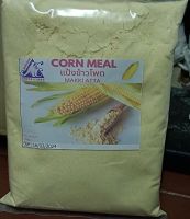 แป้งข้าวโพด Cornmeal Makki atta 500 กรัม แบบละเอียด ใช้ข้าวโพดเกรดดีที่สุดในการผลิต