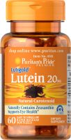 พร้อมส่ง Puritans Pride Lutein with Zeaxanthin 20 mg 60 softgels