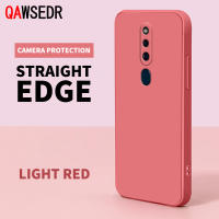 QAWSEDR สำหรับ OPPO F11 PRO Carema ป้องกันตรงขอบสี่เหลี่ยมซิลิโคนเคสใส่โทรศัพท์นุ่มเคสโทรศัพท์ฝาครอบสี่เหลี่ยม