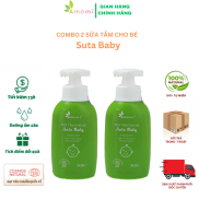 Combo 2 Sữa Tắm Thiên Nhiên Cho Bé Amomi Suta Baby Làm Sạch